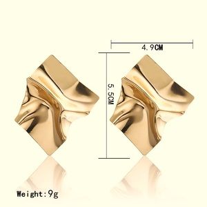 Metal fashion earrings